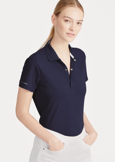 Women's Ralph Lauren Slim Fit Tech Pique Golf Polos | 716928RUH